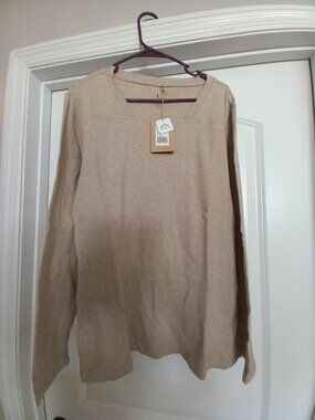 Royal Robbins Oatmeal NWT Kick Back Square Neck Womens XL